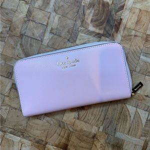 Kate Spade Saffiano Leather Large Continental Wallet in Chalk Pink